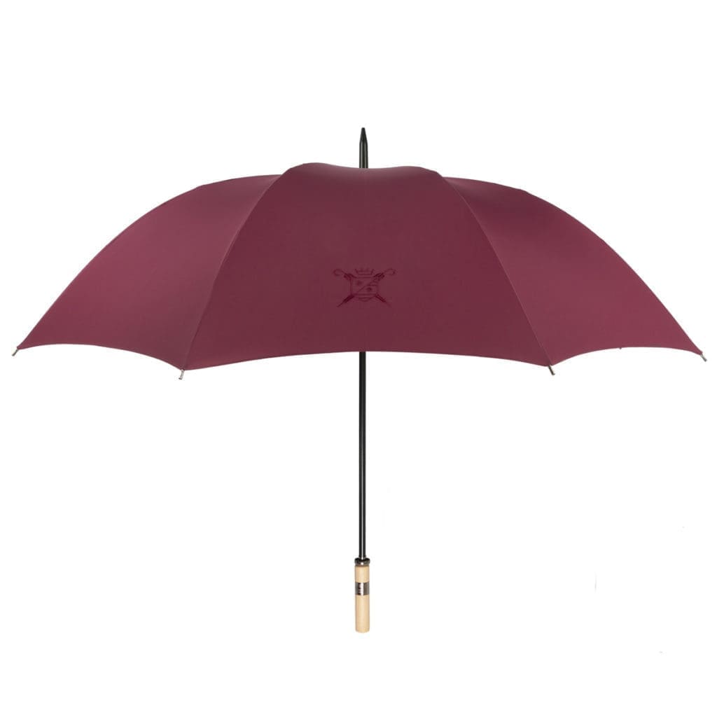Parapluie de Cherbourg Golf sport bordeaux élégant, haut de gamme et solide