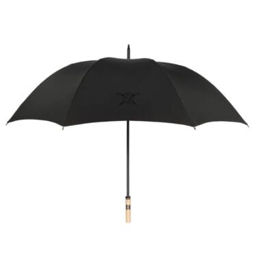 Parapluie de Cherbourg Golf sport noir élégant, haut de gamme et solide