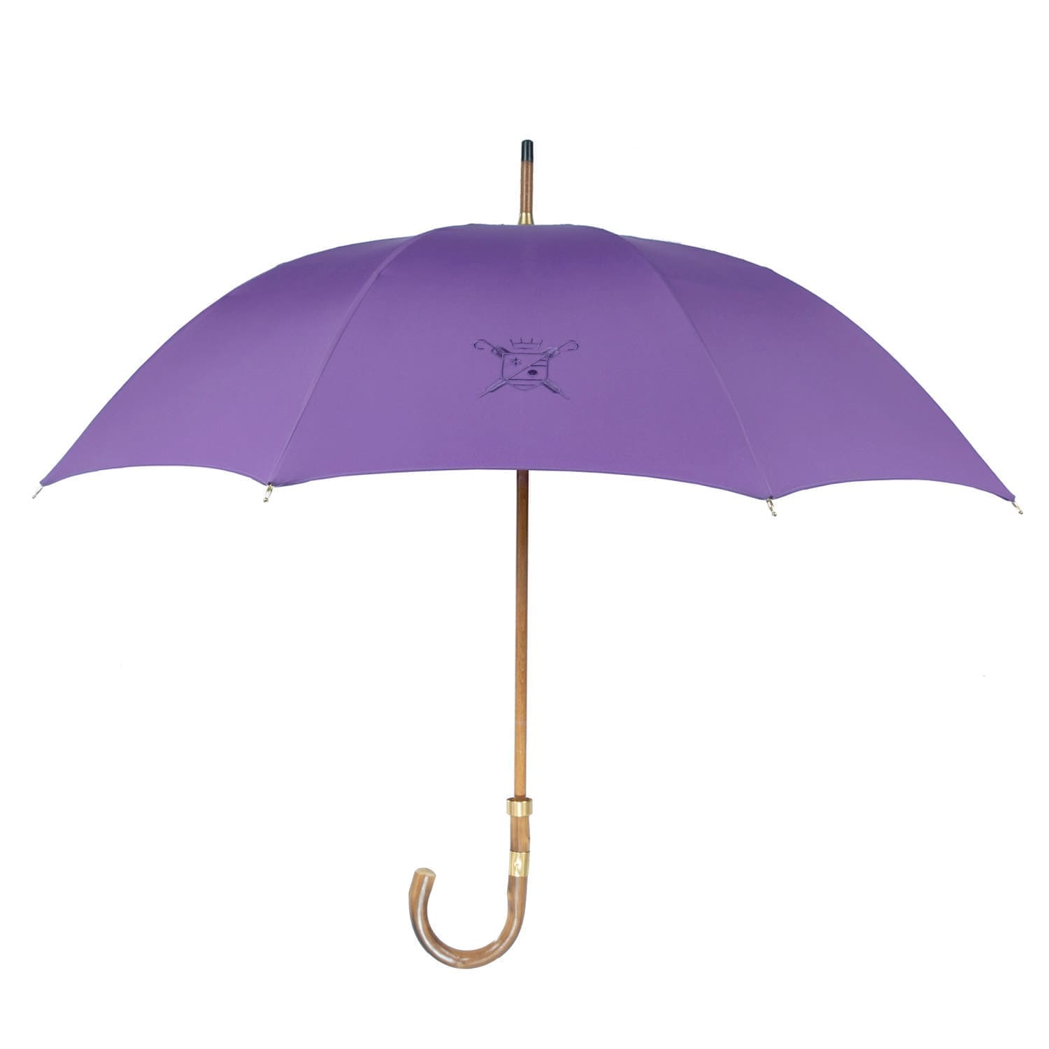 Le Milady ouvert poignée courbe châtaignier violet
