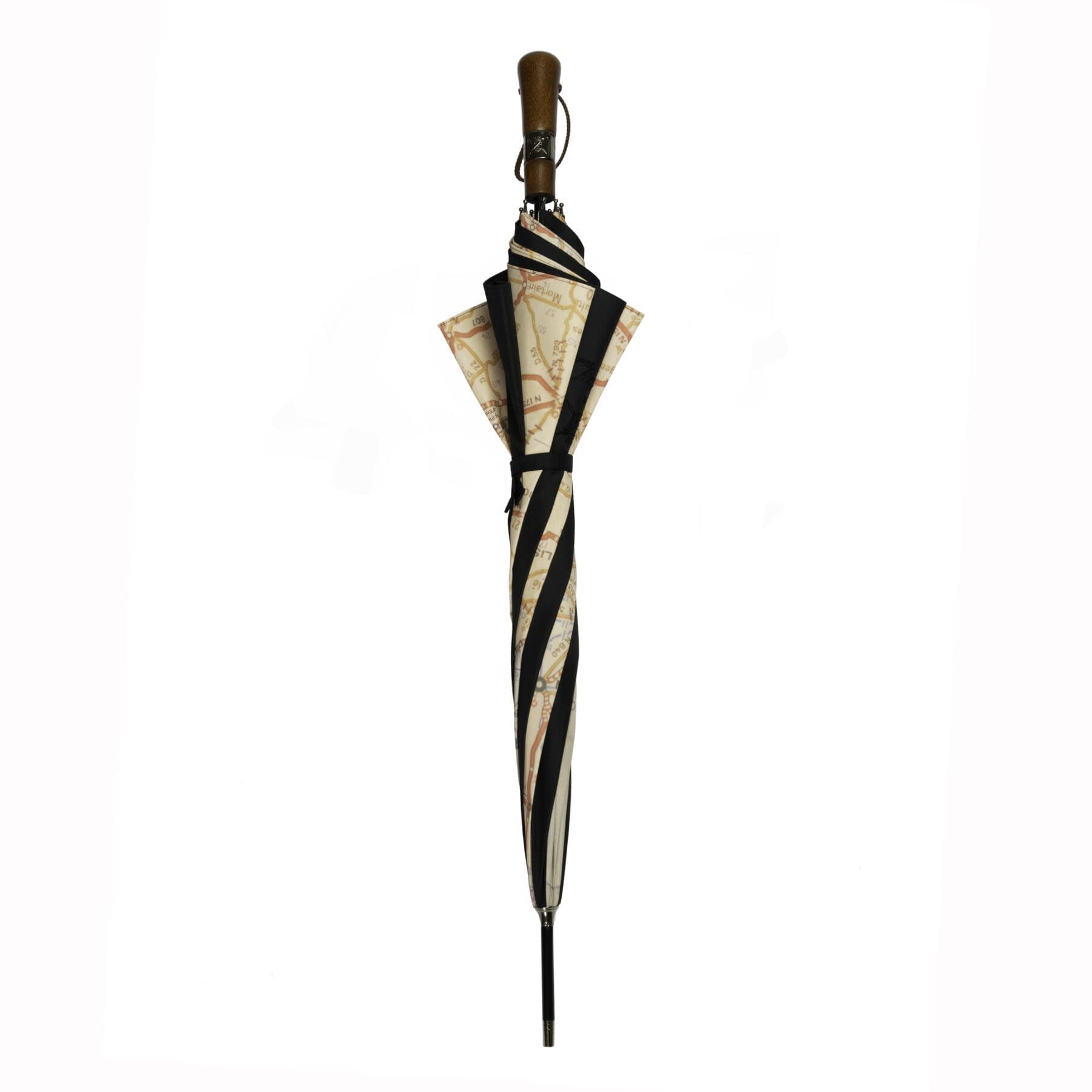 parapluie antibourasque kiplay noir fermer