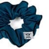 chouchou-upcyclé-cobalt-Le Parapluie de Cherbourg-Atelier Boivin Paris