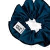 chouchou-upcyclé-cobalt-Le Parapluie de Cherbourg-Atelier Boivin Paris