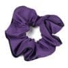 Chouchou upcyclé violet Le Parapluie de Cherbourg en collaboration avec Atelier Boivin Paris