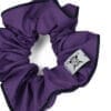 Chouchou upcyclé violet Le Parapluie de Cherbourg en collaboration avec Atelier Boivin Paris