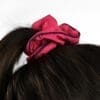 chouchou-upcyclé-fuchsia-Le Parapluie de Cherbourg-Atelier Boivin Paris