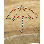 Le Parapluie dans le sable